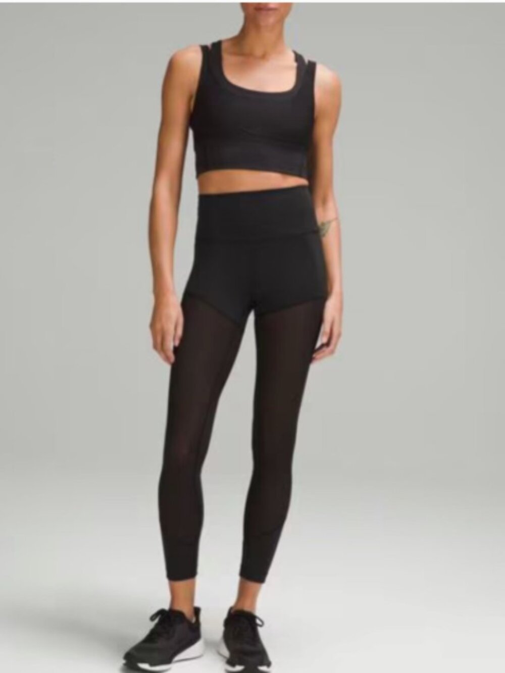 Wunder Train Mesh HR Tight 25'' Black